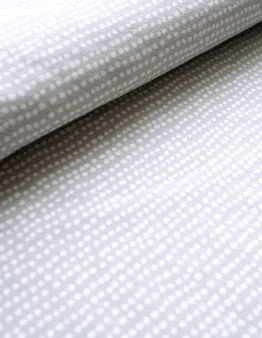 Biojersey Dotted Line grau von Stoffonkel