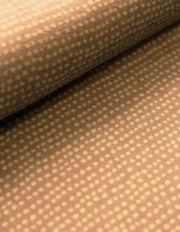 Biojersey Dotted Line taupe von Stoffonkel