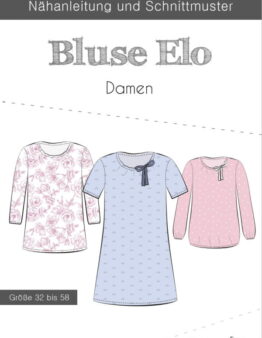 Papierschnittmuster Fadenkäfer Bluse Elo Damen
