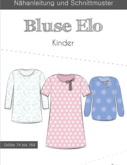Papierschnittmuster Fadenkäfer Bluse Elo Kinder