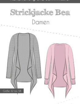 Papierschnittmuster Fadenkäfer Strickjacke Bea