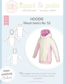 Papierschnittmuster lillesol basics No.52 Hoodie