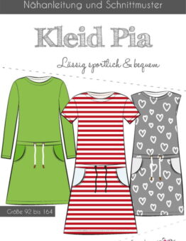 Papierschnittmuster Fadenkäfer Pia Kinder Kleid