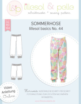 Papierschnittmuster lillesol basics No.44 Sommerhose