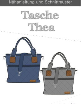 Papierschnittmuster Fadenkäfer Tasche Thea