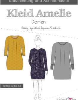 Papierschnittmuster Fadenkäfer Kleid Amelie Damen