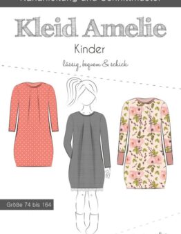 Papierschnittmuster Fadenkäfer Kleid Amelie Kinder