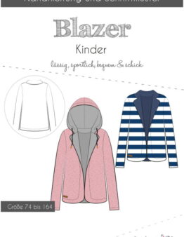 Papierschnittmuster Fadenkäfer Blazer Kinder