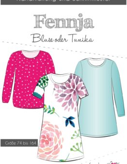 Papierschnittmuster Fadenkäfer Fennja Tunika/ Bluse Kinder