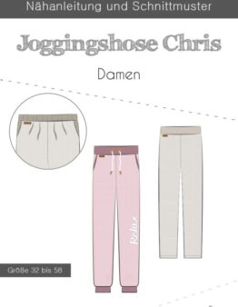 Papierschnittmuster Fadenkäfer Jogginghose Chris Damen