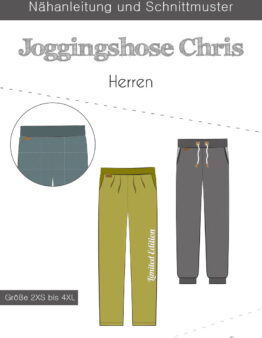 Papierschnittmuster Fadenkäfer Jogginghose Chris Herren