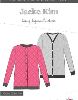 Papierschnittmuster Fadenkäfer Kim Jacke / Strickjacke