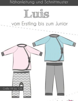 Papierschnittmuster Fadenkäfer Erstlingsset Luis