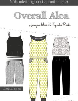 Papierschnittmuster Fadenkäfer Overall Alea