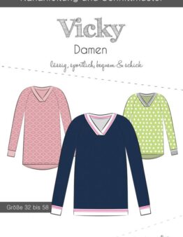 Papierschnittmuster Fadenkäfer Vicky Damen