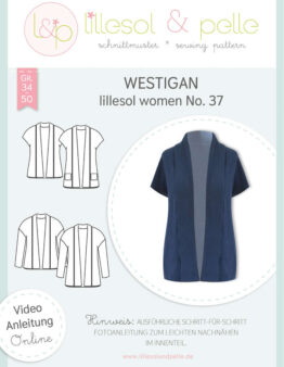 Papierschnittmuster lillesol women No.37 Westigan
