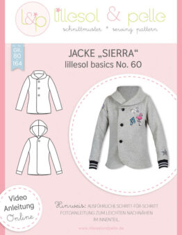 Papierschnittmuster lillesol basics No.60 Jacke Sierra