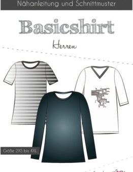 Papierschnittmuster Fadenkäfer Basicshirt Herren