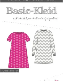 Papierschnittmuster Fadenkäfer Basickleid Kinder