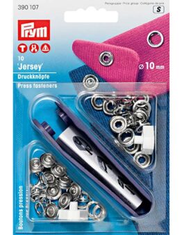 Prym NF-Druckknopf Jersey 10 mm silberfarbig (390107)