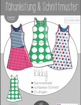 Papierschnittmuster Kibadoo Sommerkleid Kikky Gr 80 - 164