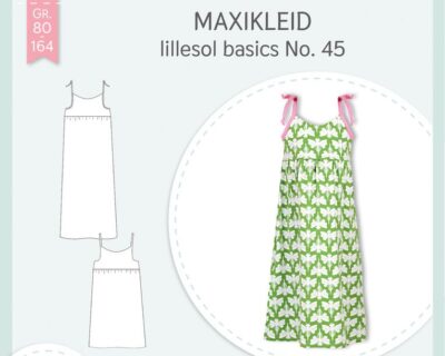 Papierschnittmuster lillesol basics No.45 Maxikleid