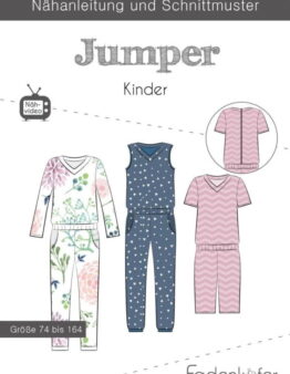 Papierschnittmuster Fadenkäfer Jumper Kinder