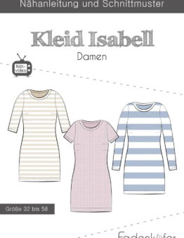 Papierschnittmuster Fadenkäfer Kleid Isabell Damen