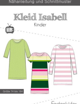 Papierschnittmuster Fadenkäfer Kleid Isabell Kinder