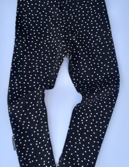 Leggins schwarz weiss gepunktet Gr. 92