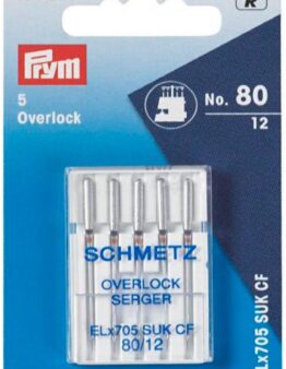 Prym Nähmaschinennadeln (154971) Overlock ELx705 SUK CF 80