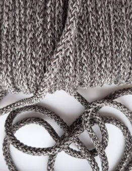 Kordel 8mm melange braun