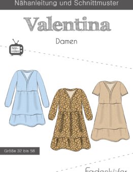 Papierschnittmuster Kleid Valentina Damen