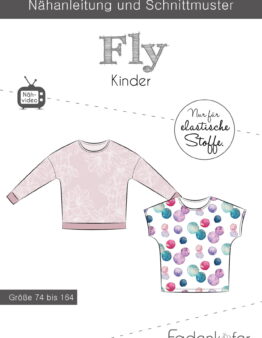 Papierschnittmuster Fadenkäfer Fly Kinder