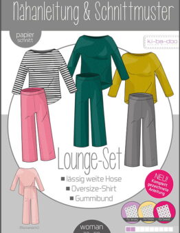 Papierschnittmuster Kibadoo Lounge Set Damen Gr. 32-58