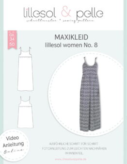 Papierschnittmuster lillesol women No.8 Maxikleid