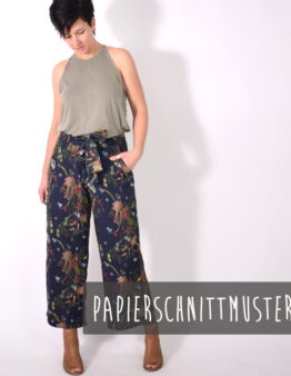 Papierschnittmuster Culotte Hose Gr. 32 - 58 von LeniPepunkt