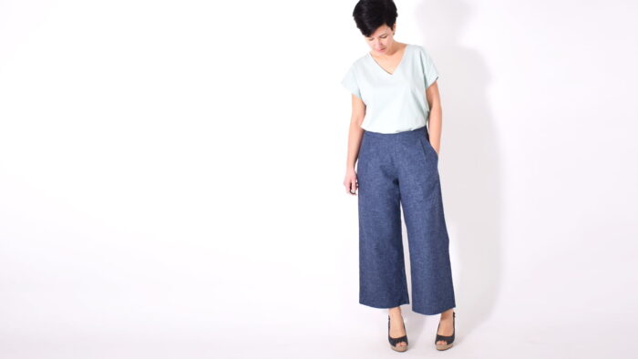 Papierschnittmuster Culotte Hose Gr. 32 - 58 von LeniPepunkt