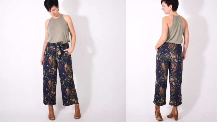 Papierschnittmuster Culotte Hose Gr. 32 - 58 von LeniPepunkt