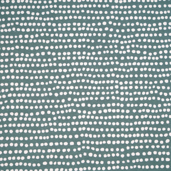 Biojersey Dotted Line staubgrün von Stoffonkel