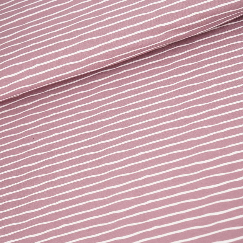 Biojersey Good Vibes - woodrose von Stoffonkel