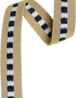 Band 10mm Farbe 000 beige, schwarz, weiss (198626)