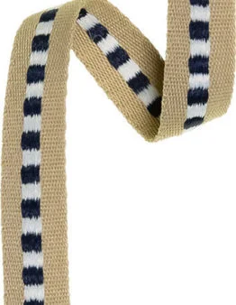 Band 10mm Farbe 000 beige, schwarz, weiss (198626)
