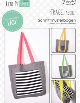 Papierschnittmuster TRAGE.tasche von LeniPepunkt