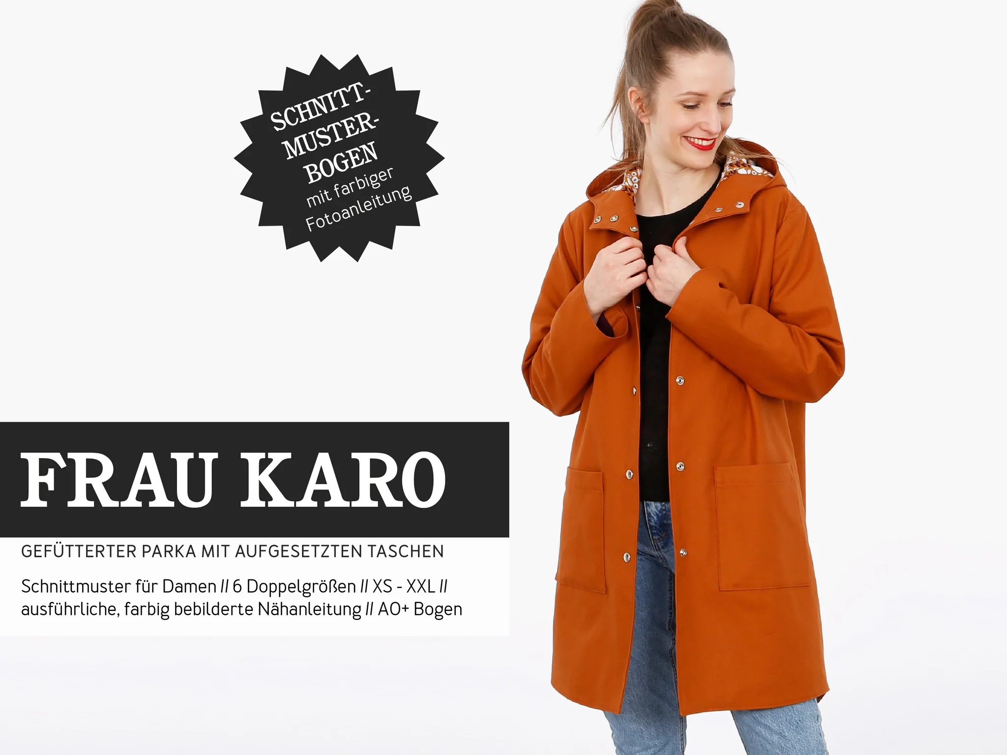 Papierschnittmuster von Studio Schnittreif Frau Karo XS bis XXL