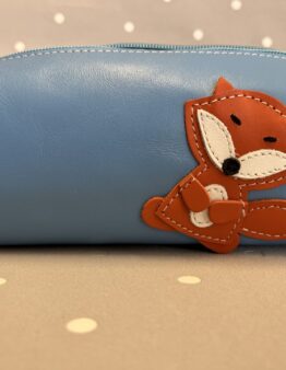 Stiftemäppchen aus Leder (Fuchs)