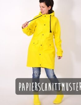 Papierschnittmuster #106 Friesen. liebe 4us Regenmantel von LeniPepunkt