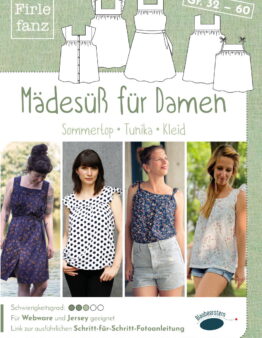 Papierschnittmuster firlefanz Mädesüß für Damen