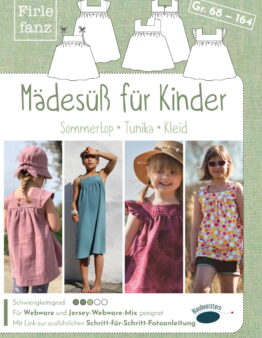 Papierschnittmuster firlefanz Mädesüß für Kinder