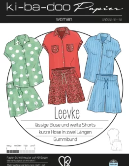 Papierschnittmuster Kibadoo Set Leevke Damen Gr. 32-58